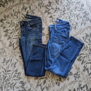 Levi and American Eagle Jeans